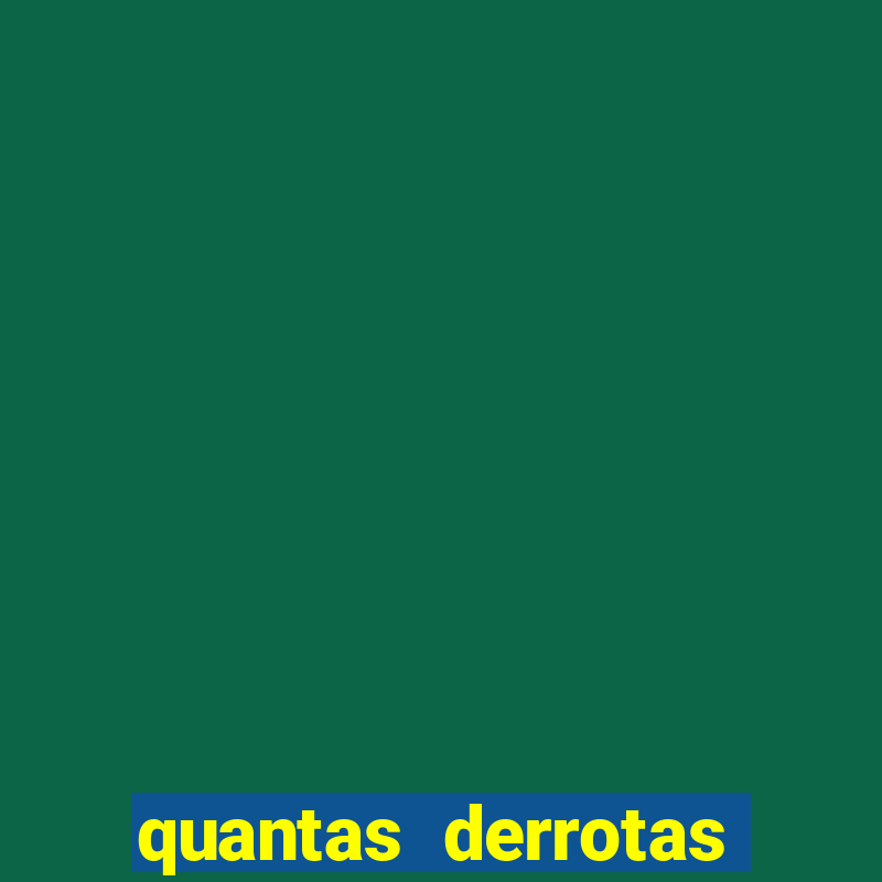 quantas derrotas teve o flamengo em 2019